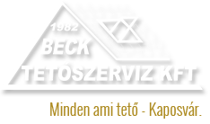Becktetoszerviz logó
